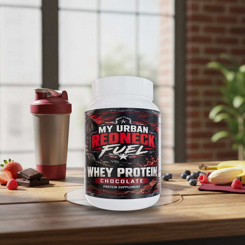 My Urban Redneck ADVANCED WHEY PROTEIN CHOCOLATE – Supports Muscle Recovery, Pouch